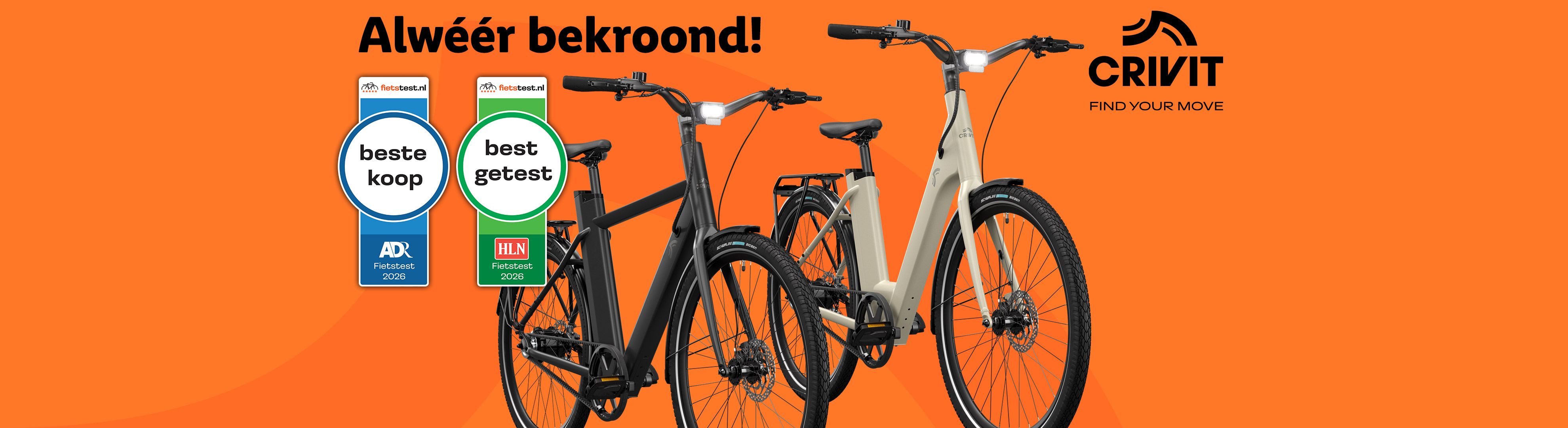 CRIVIT E-Bike alwéér bekroond: best getest & beste koop