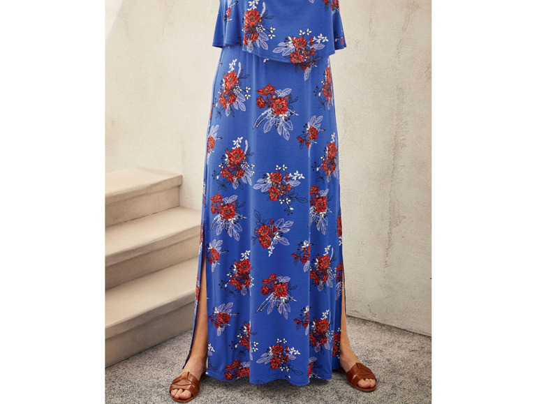 Ga naar volledige schermweergave: esmara Maxi-jurk met lange zijsplitten - afbeelding 5