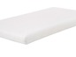Witte matras voor een babybed.