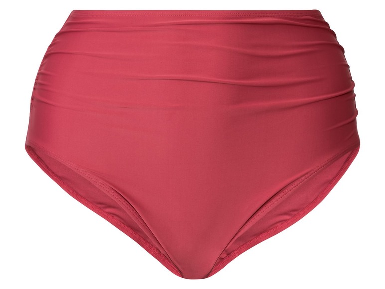 Een roze high-waisted bikini onderbroek.