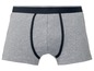 Grijze boxershorts met zwarte band.