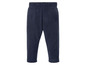 Donkerblauwe fleece joggingbroek voor kinderen.