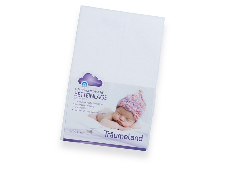 Ga naar volledige schermweergave: Träumeland molton onderlegger met vochtbescherming voor baby's, huidvriendelijk - afbeelding 2