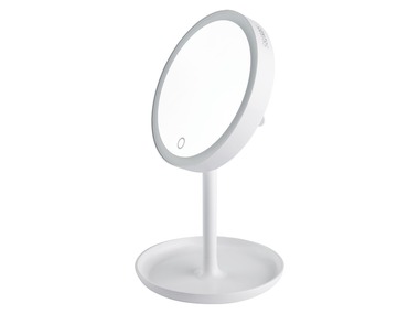 SANITAS make-up spiegel, LED, Ø 17,5 cm, met 5x vergroting