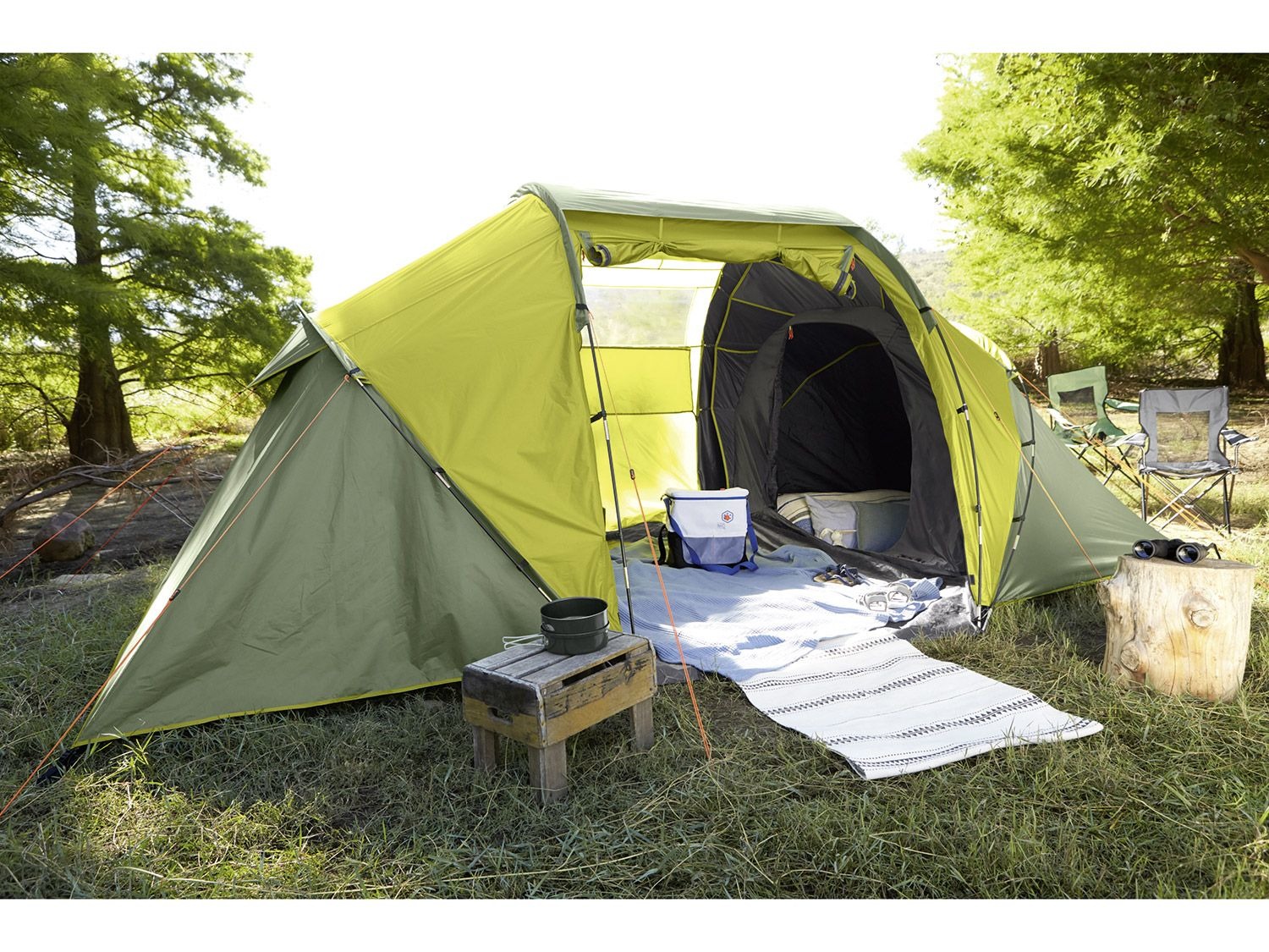 CRIVIT Grote 4persoons tent met verduistering LIDL