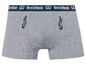 Grijze boxershorts met Brezelbub logo.