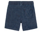 Een paar blauwe denim shorts voor jongens.