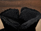 Zwarte Ugg-laars met zachte voering.