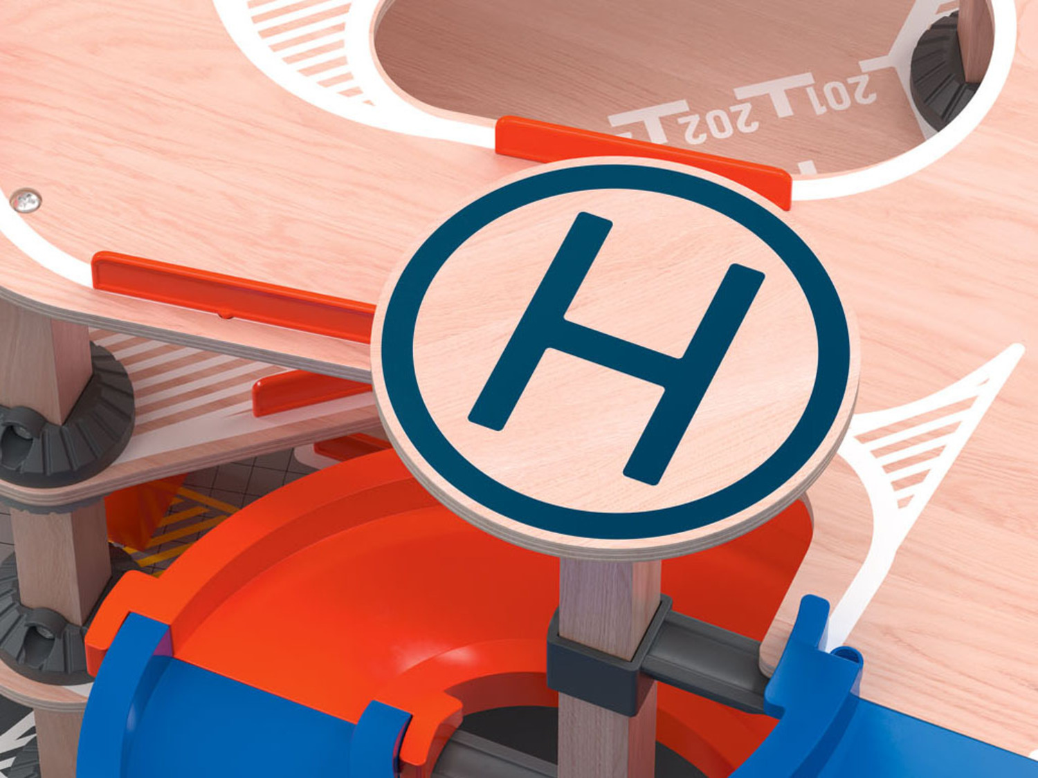 Lastig Buiten atmosfeer Playtive Houten parkeergarage online kopen | LIDL