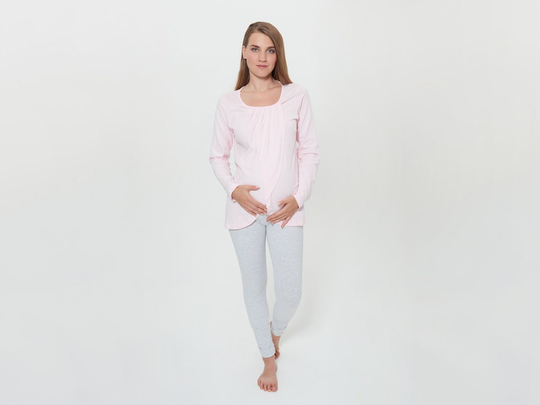 Ga naar volledige schermweergave: ESMARA® Lingerie Dames zwangerschapspyjama - afbeelding 3