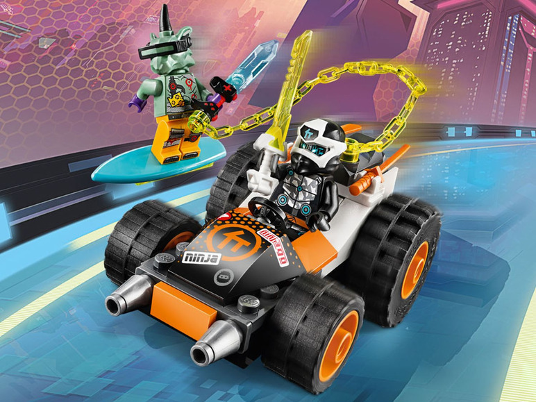 Ga naar volledige schermweergave: LEGO® NINJAGO Speelset Cole's Speeder Car (71706) - afbeelding 4