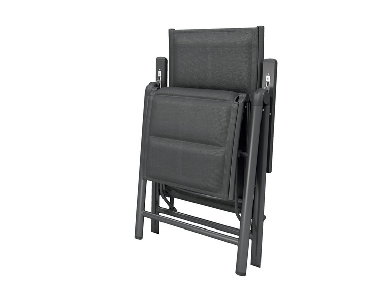 Ga naar volledige schermweergave: florabest Aluminium relaxstoel antraciet - afbeelding 3