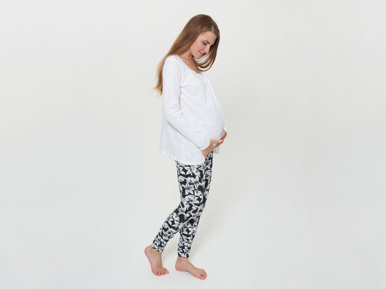 Ga naar volledige schermweergave: ESMARA® Lingerie Dames zwangerschapspyjama - afbeelding 20