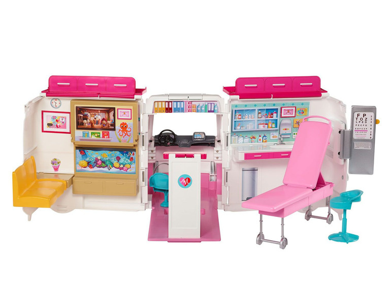 Ga naar volledige schermweergave: Barbie 2-in-1 ambulance speelset - afbeelding 8