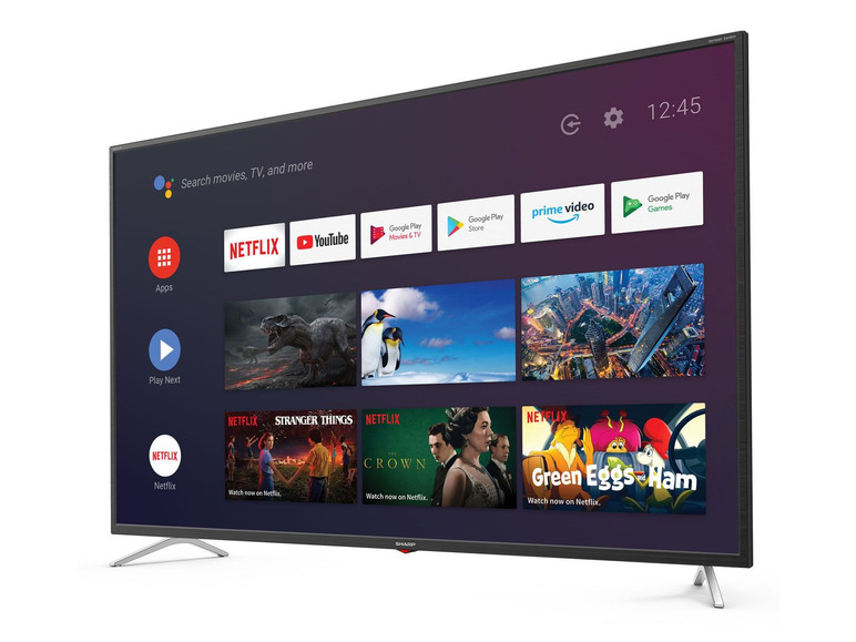Ga naar volledige schermweergave: Sharp 55" 4K Ultra HD Android smart TV - afbeelding 2