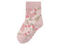 Roze sokken met bloemenprint