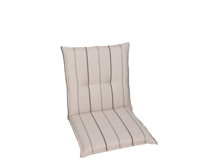 GO-DE Textil Tuinstoelkussens (Beige, Stoelkussens voor stoelen met een lage rugleuning)