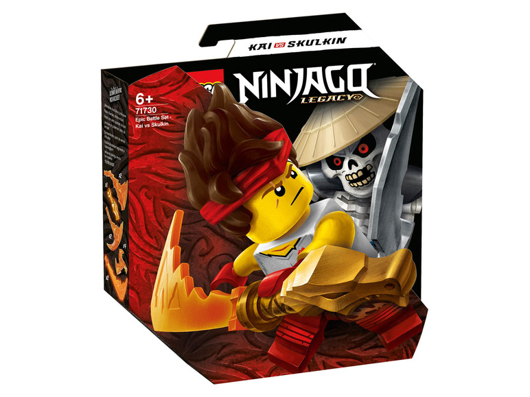 Ga naar volledige schermweergave: LEGO® NINJAGO Battle set - Kai tegen Skulkin (71730) - afbeelding 1