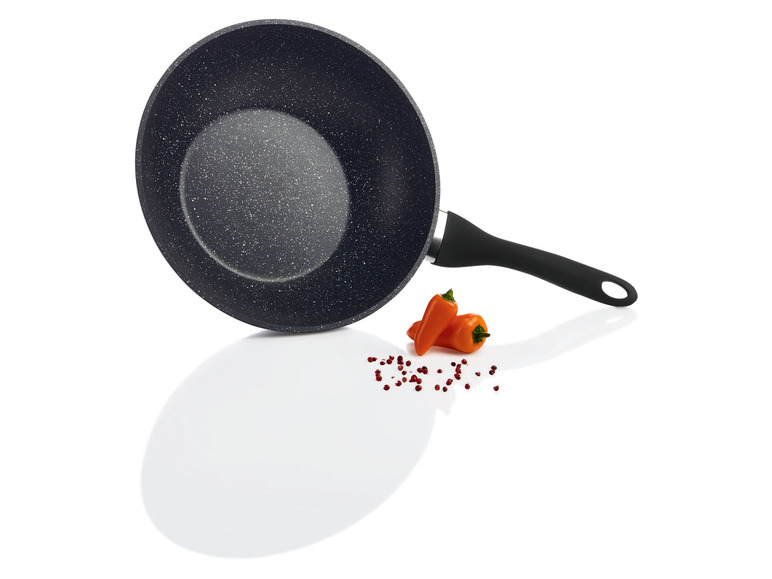 Ga naar volledige schermweergave: ERNESTO® Aluminium wok- of koekenpan Ø28 cm - afbeelding 3