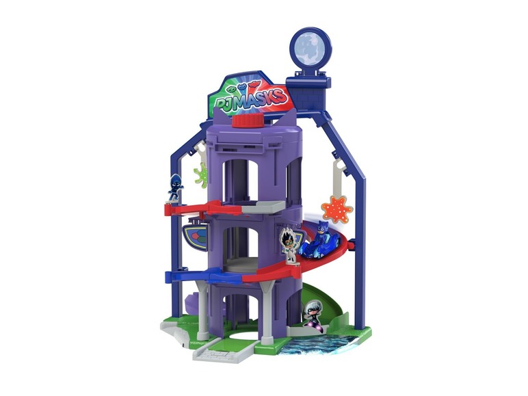 PJ Masks speelset met toren en voertuigen.