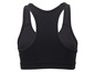 Zwarte sportbeha voor dames
