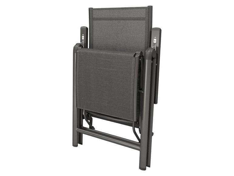 Ga naar volledige schermweergave: florabest Aluminium relaxstoel zwart - afbeelding 4