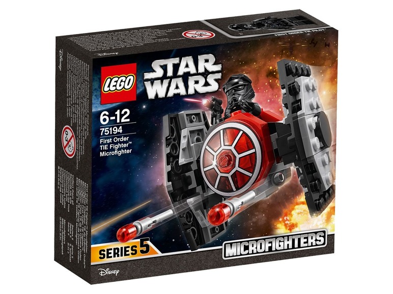 Ga naar volledige schermweergave: LEGO® Star Wars Star Wars™ First Order TIE Fighter Microfighter - afbeelding 1