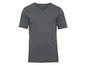 Een grijs t-shirt met V-hals van Livergy.