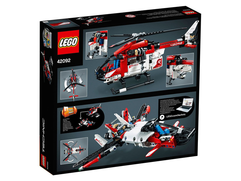 Ga naar volledige schermweergave: LEGO® Technic Speelset reddingshelikopter (42092) - afbeelding 2