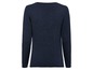 Donkerblauwe longsleeve trui voor dames.