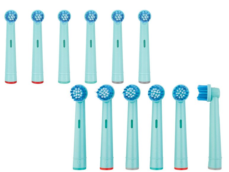 Ga naar volledige schermweergave: nevadent 6 opzetborstels voor elektrische kindertandenborstel - afbeelding 1