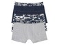 Drie boxershorts met camouflageprint