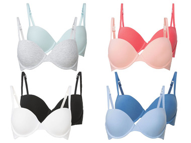 ESMARA® Lingerie 2 dames beugel-BH's