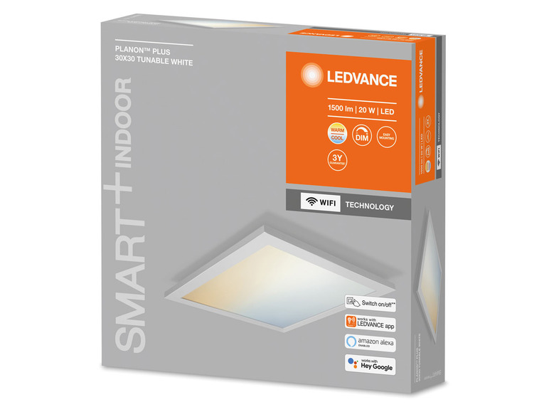 Ga naar volledige schermweergave: Ledvance Smart LED-paneel met WiFi, 30 x 30 cm - afbeelding 4