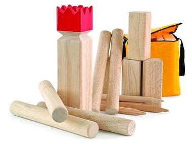 CARROMCO Houten kubb spel