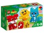 LEGO Duplo My First Puzzle Pets met een hond, kat en eend.