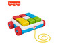 Fisher-Price blokkenwagen met getallenblokken.