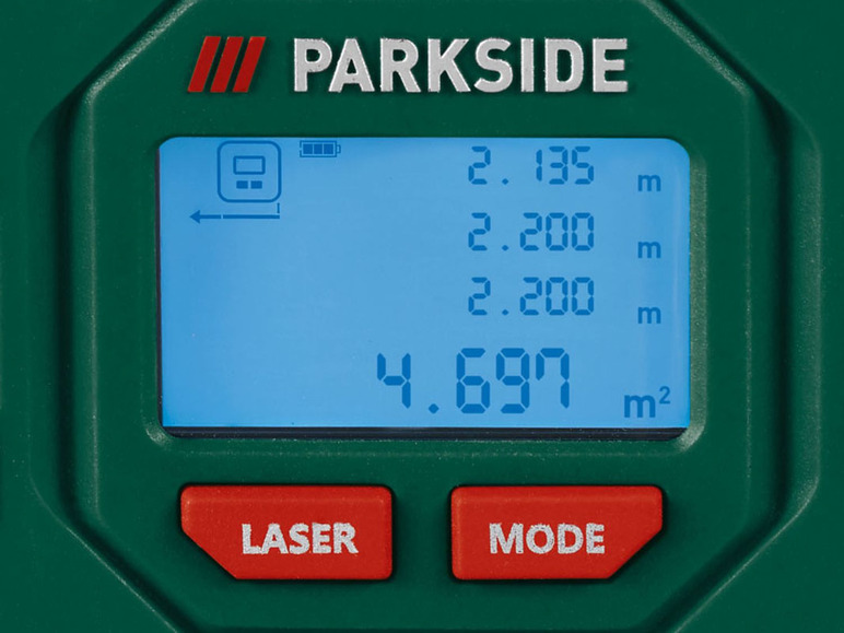 Ga naar volledige schermweergave: PARKSIDE® Laser-afstandsmeter met rolmaat - afbeelding 6