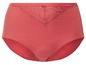 Een paar roze damesonderbroeken met kant.