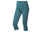 Turquoise capri leggings voor sporten