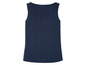Een donkerblauw tanktop.