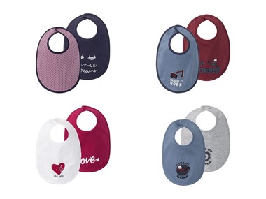 lupilu® Baby-slabbetje 2 stuks