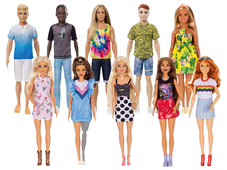 Ga naar volledige schermweergave: Barbie/Ken Fashionistas - afbeelding 1