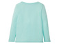 Lichtblauw langarm T-shirt voor meisjes.