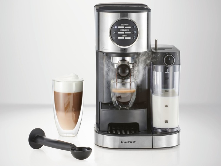 Ga naar volledige schermweergave: SILVERCREST Espressomachine met automatische melkopschuimer - afbeelding 5