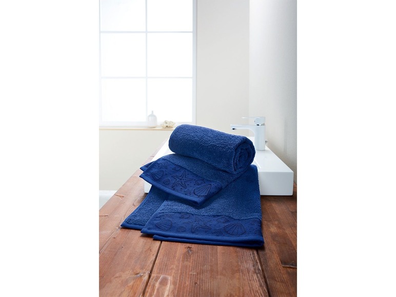 Ga naar volledige schermweergave: miomare 2 handdoeken 50 x 100 cm - afbeelding 11