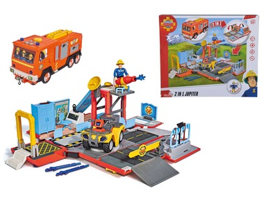 Simba Brandweerman Sam 2-in-1 Jupiter met geluid