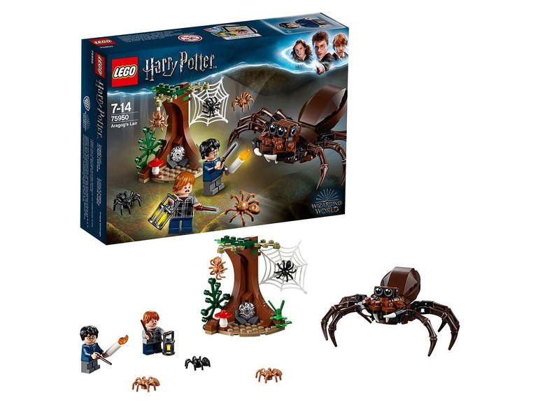 LEGO Harry Potter set met Aragog de spin en Harry Potter en Ron.