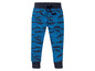 Blauwe joggingbroek met print van walvissen.