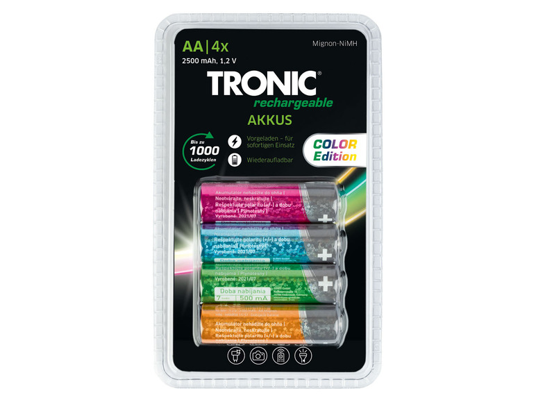 Ga naar volledige schermweergave: TRONIC® Oplaadbare batterijen - afbeelding 2